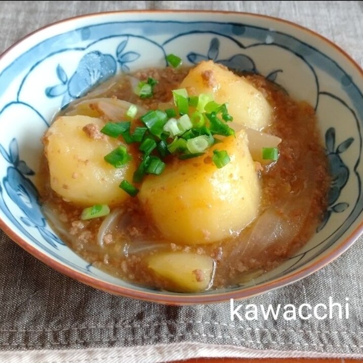 簡単美味しい♡挽き肉の肉じゃが